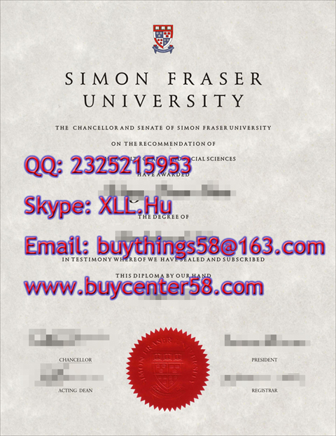buy Simon Fraser University diploma