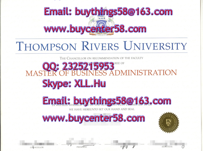 THOMPSON  RIVERS UNIVERSITY fake diploma