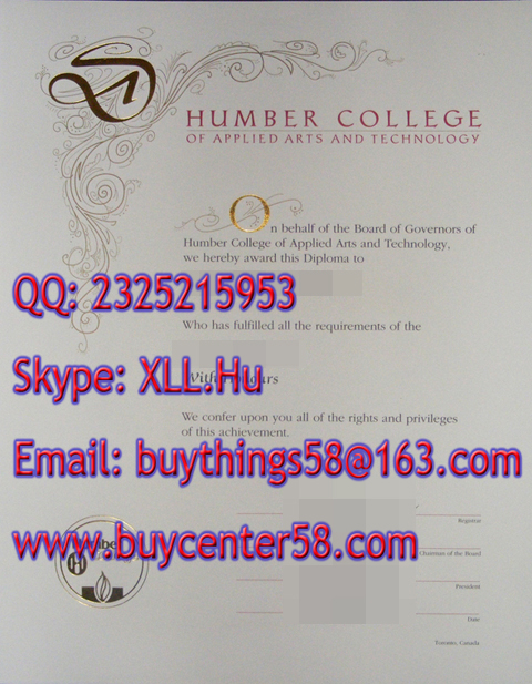 Humber College diploma