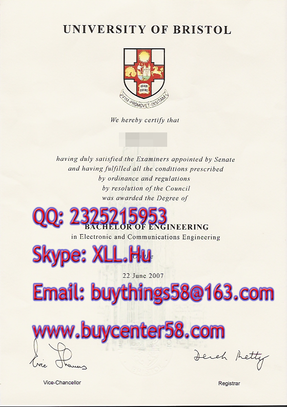 University of Bristol Bachelor of Science degree. University of Bristol Bachelor of Arts degree. University of Bristol Bachelor of Engreeing degree