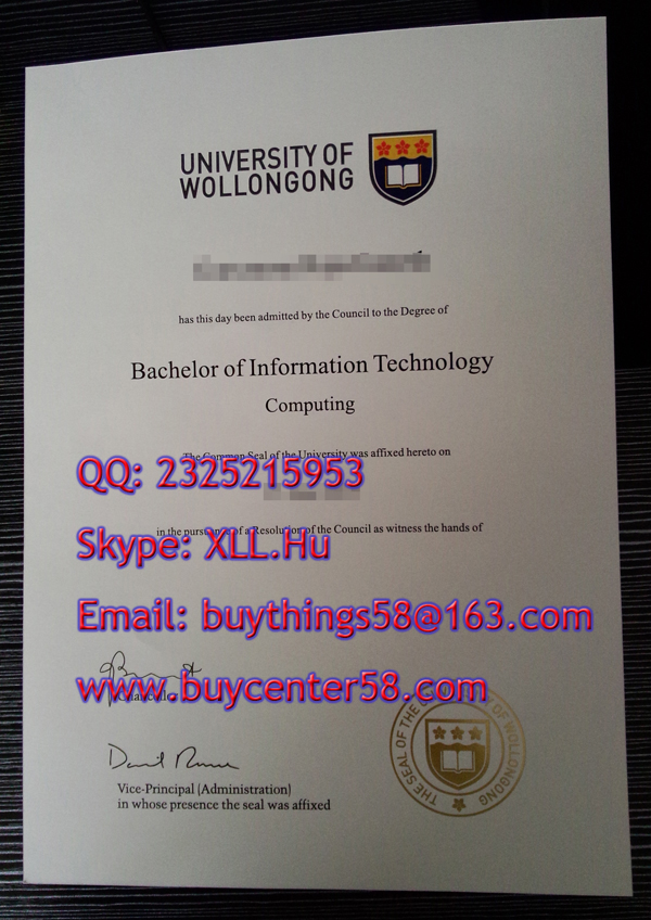 University of Wollongong-diploma-degree