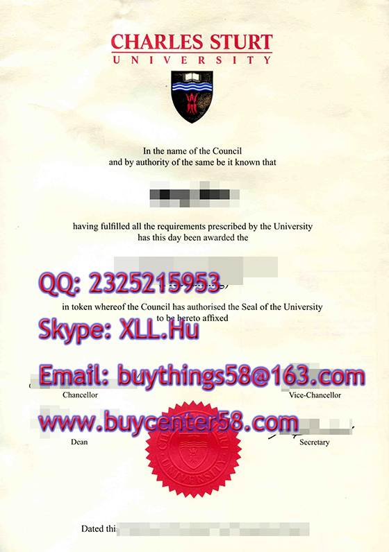 Charles Sturt University fake diploma