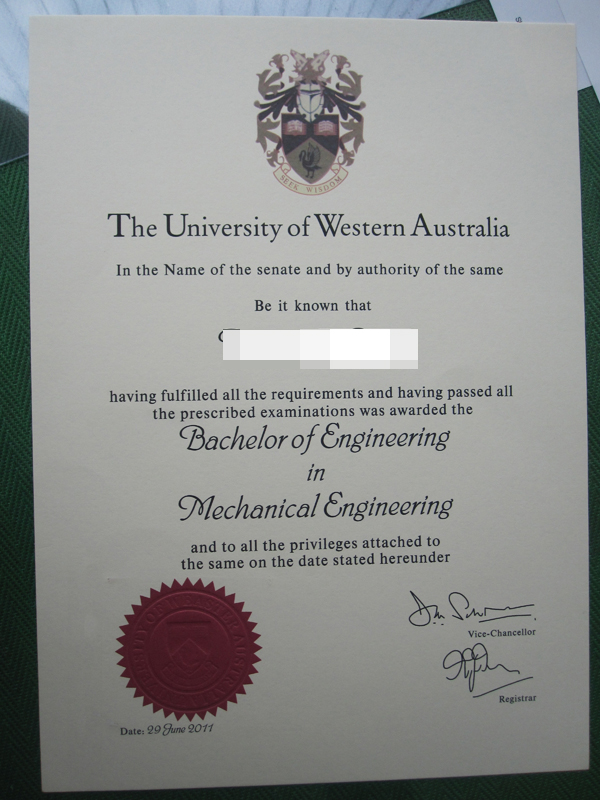 Buy fake University of Western Australia diploma in AUS.