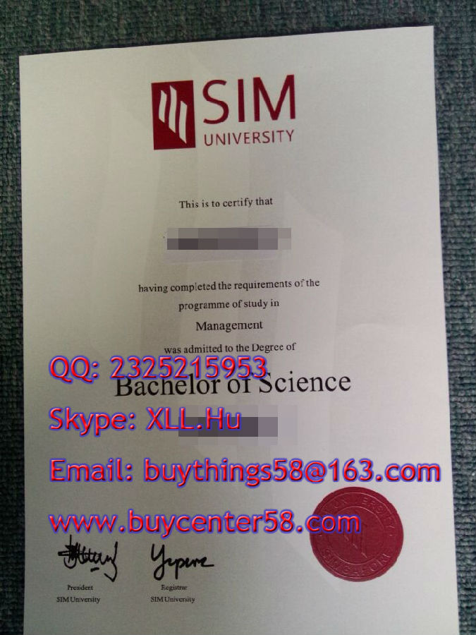 SIM University diploma