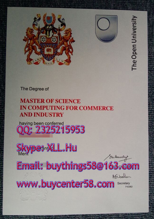 The Open University master of science degree, buy a fake degree.