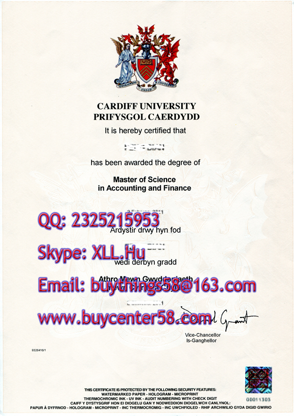 buy Cardiff University degree