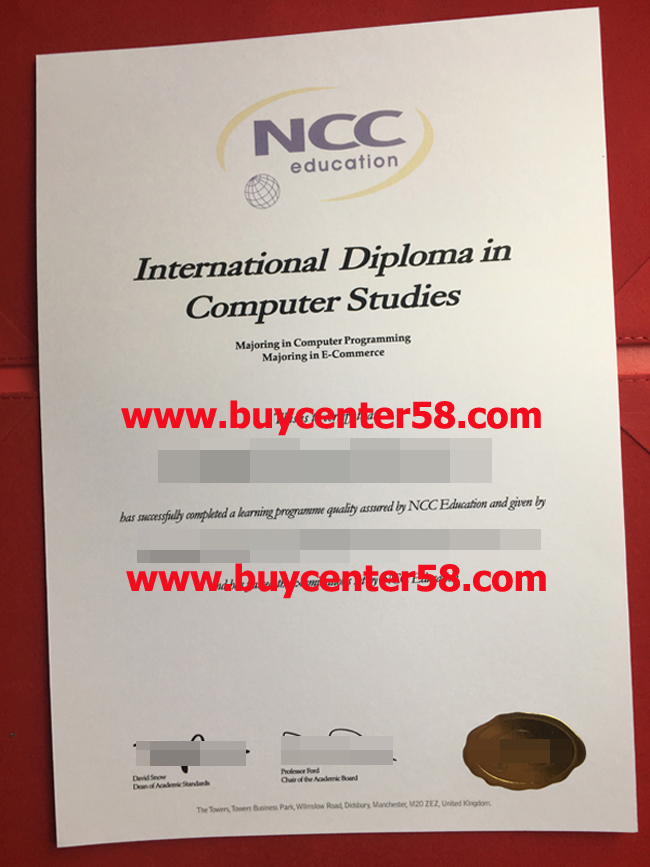 buy NCC Education certificate