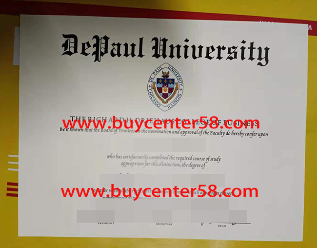 buy DePual University fake diploma