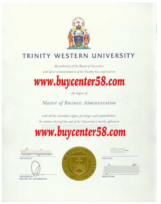 buy Trinity Western University fake diploma