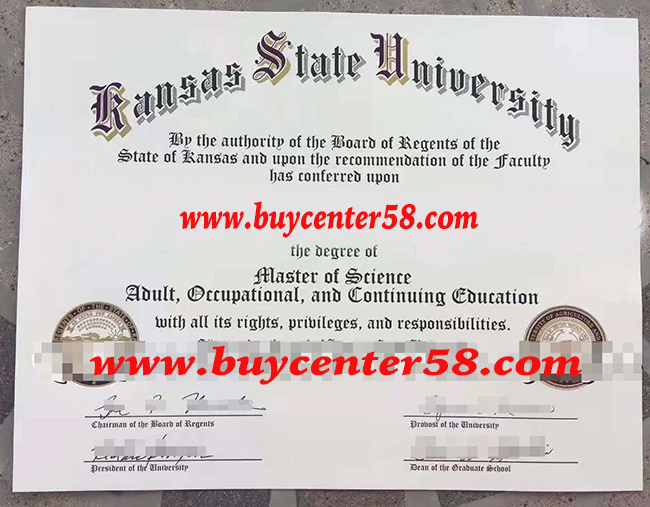 buy fake diploma of Kansas State University 