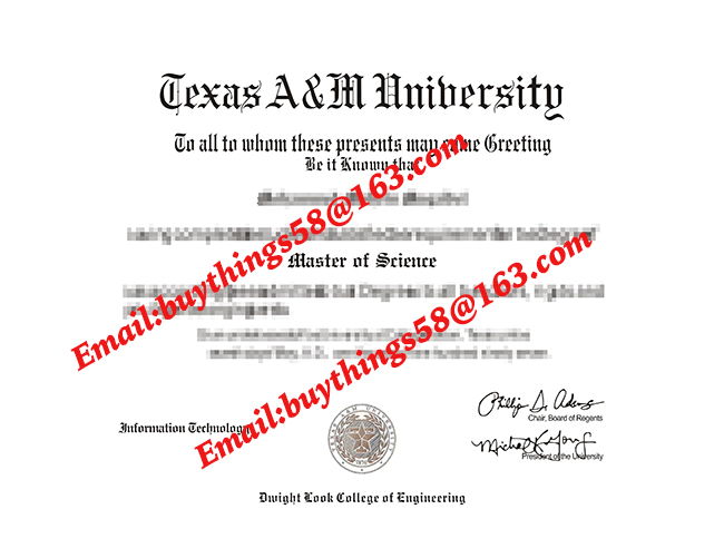 TAMU master degree