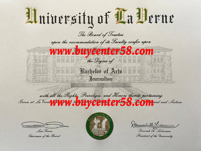  ULV Diploma. University of La Verne degree. ULV Certificate