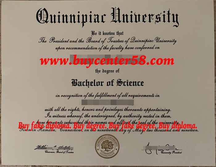 Quinnipiac University diploma & Quinnipiac University degree & Quinnipiac University fake diploma