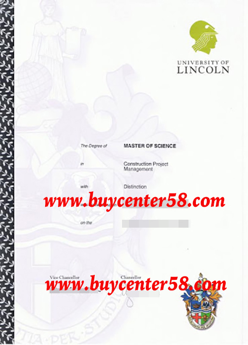 University of Lincoln Master of Science degree, University of Lincoln diploma, University of Lincoln certificate