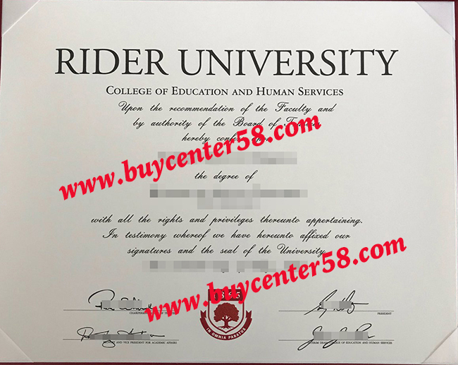 Rider University diploma* Rider University degree* Rider University certificate