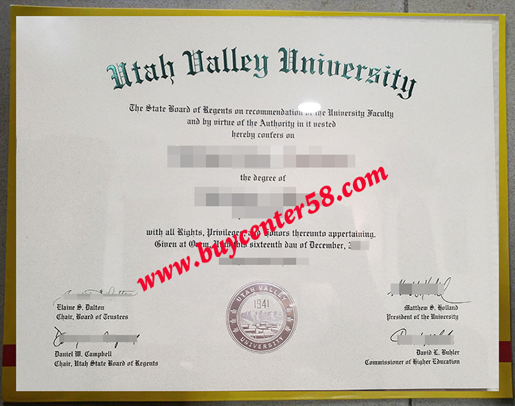 Buy Utah Valley University fake diploma. Buy Utah Valley University fake degree. Buy UVU certificate