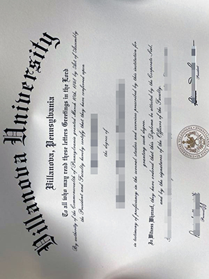 Now is the best time to buy Villanova University Phony diploma!