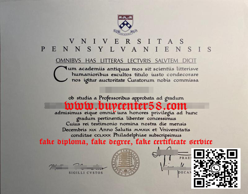 UPenn diploma, UPenn degree, UPenn Certificate
