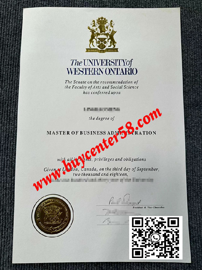 UWO fake diploma. UWO fake degree. UWO fake certificate