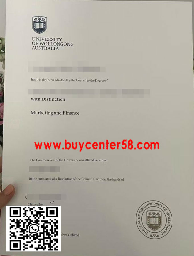 University of Wollongong Fake Diploma/ University of Wollongong Fake Degree/ UOW Fake Certificate